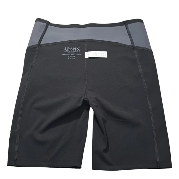 SPANX Women's Every Wear Bike Shorts With Small Pocket Very Black Size Medium - Picture 9 of 16